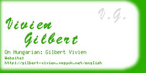 vivien gilbert business card